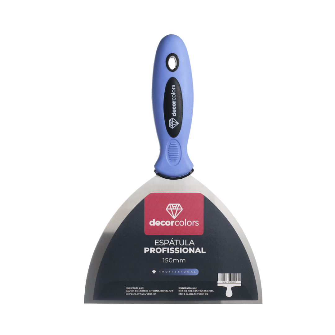 Espatula profissional inox cabo emborrachado - Imagem 3