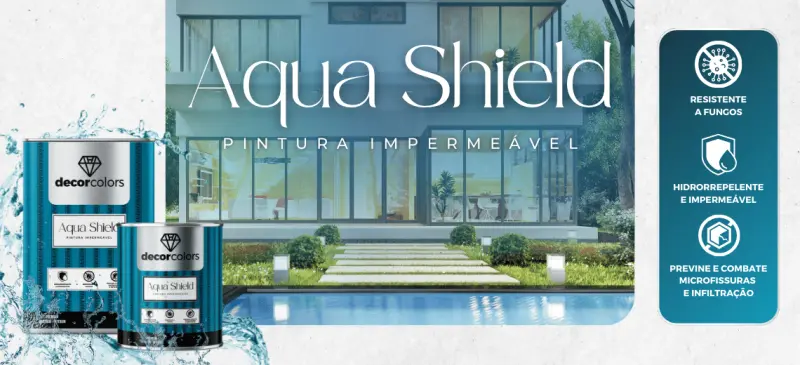Descubra a Tinta Emborrachada Aqua Shield