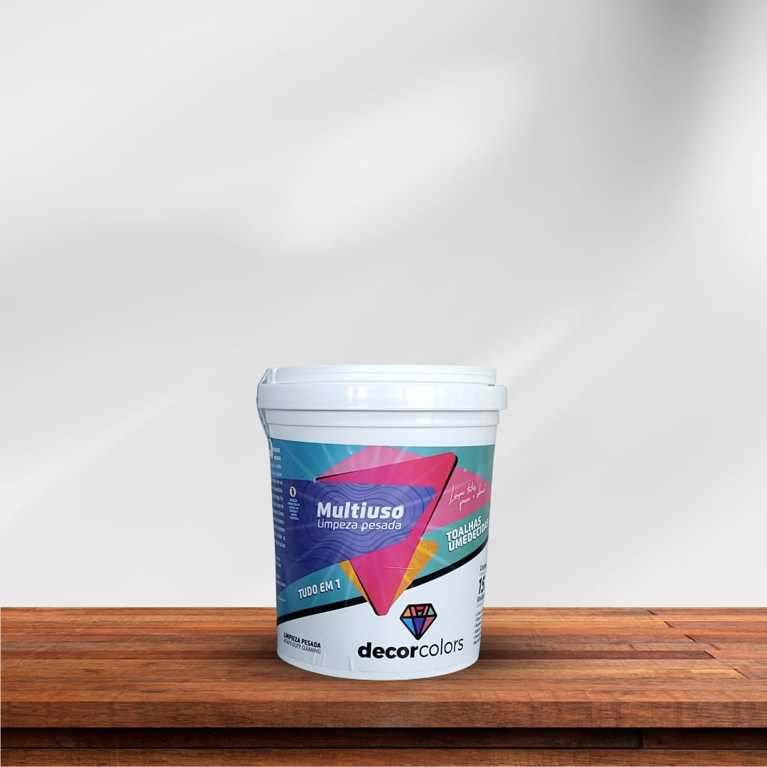 Toalha Umedecida Multiuso - Decor Colors 150 un